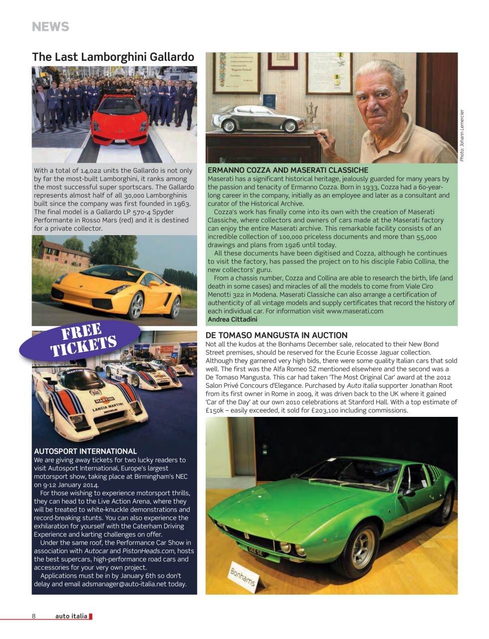 AutoItalia Magazine Preview Pages