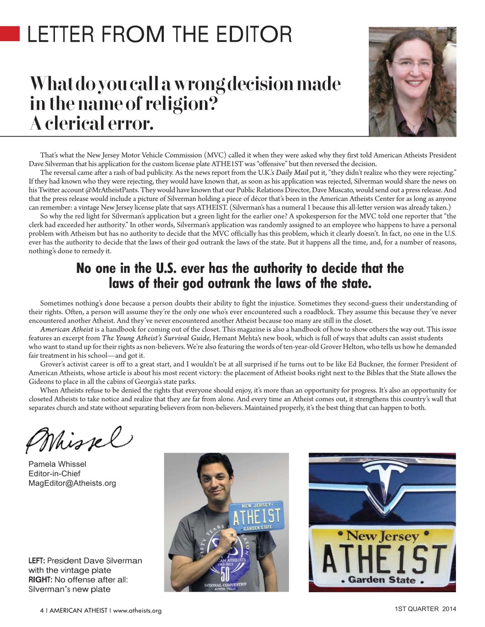 American Atheist Preview Pages