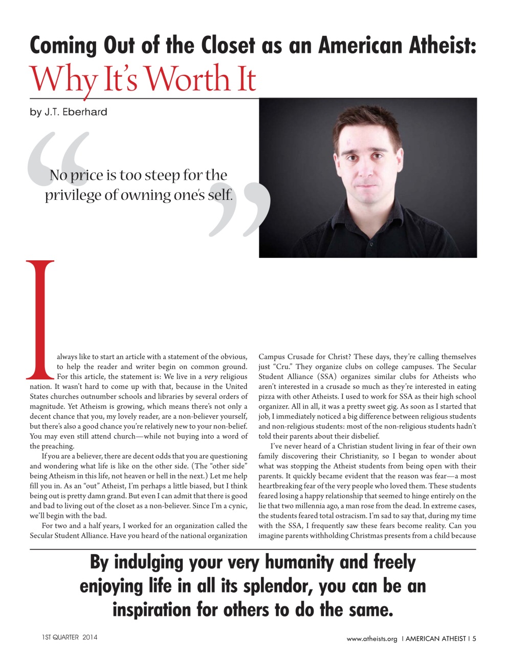 American Atheist Preview Pages