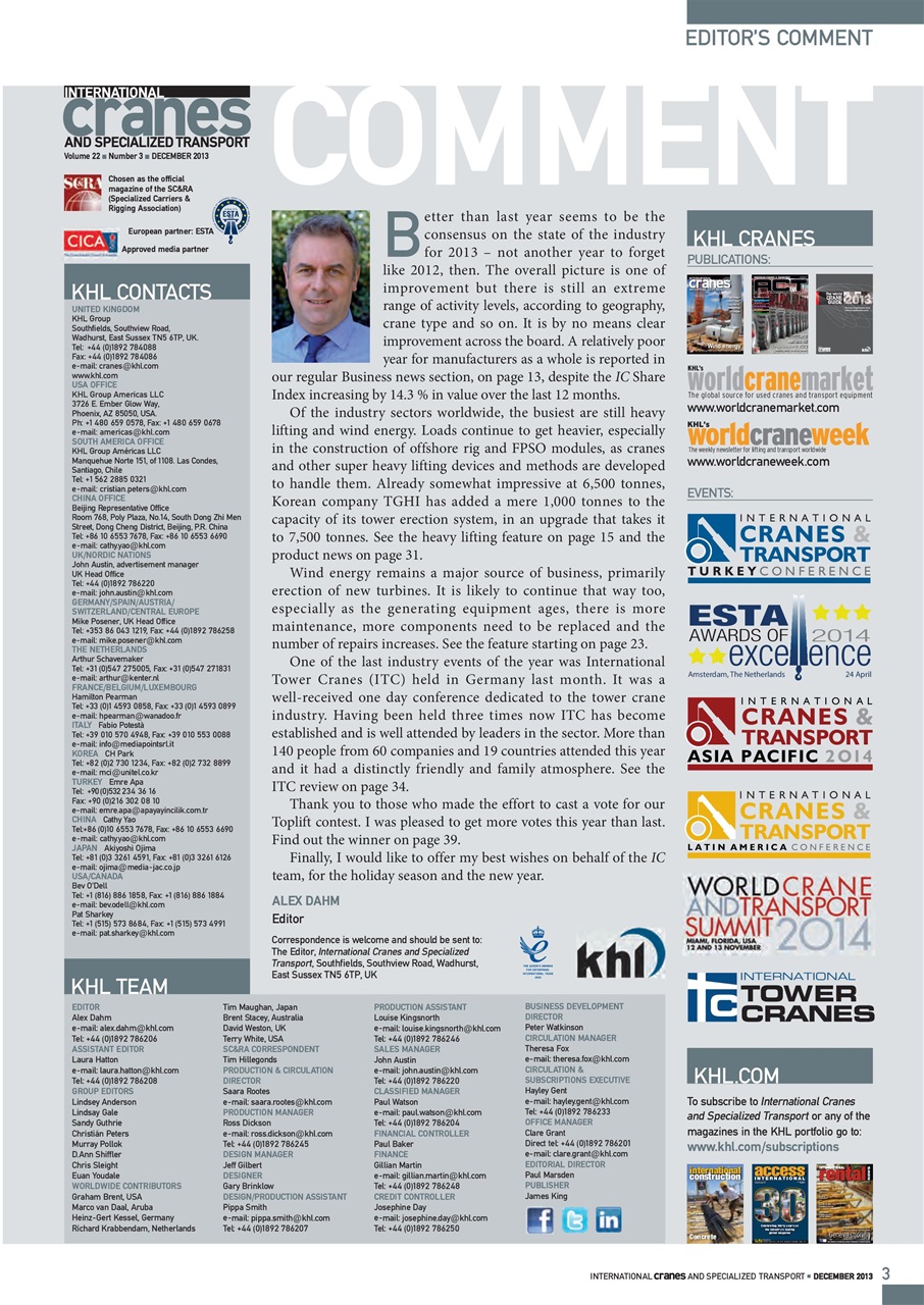 Int. Cranes and Specialized Transp Preview Pages