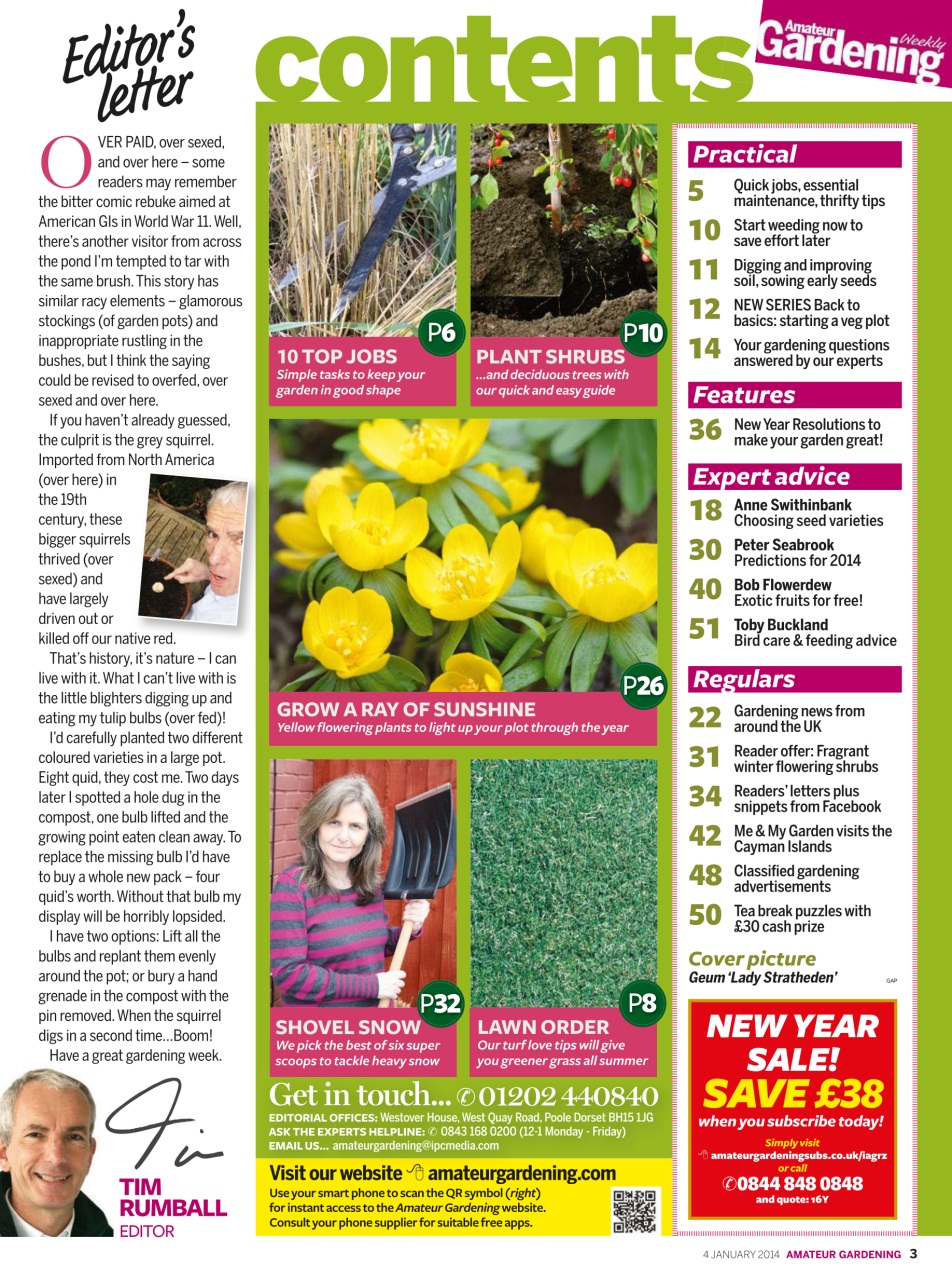 Amateur Gardening Preview Pages