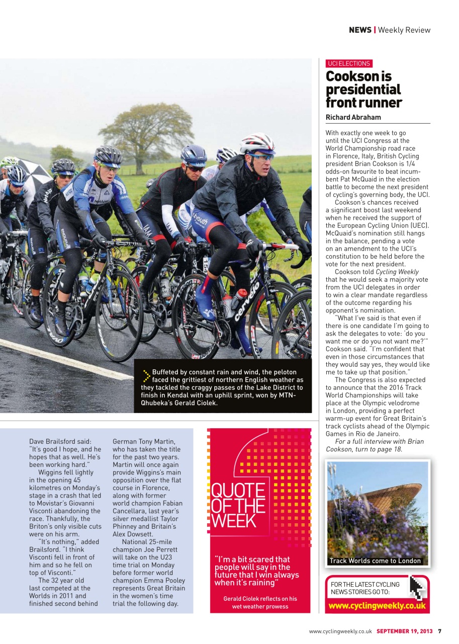 Cycling Weekly Preview Pages