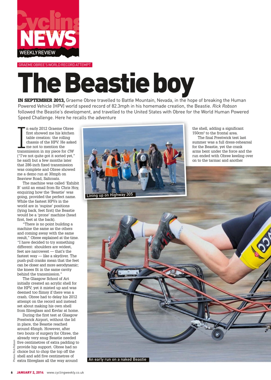 Cycling Weekly Preview Pages