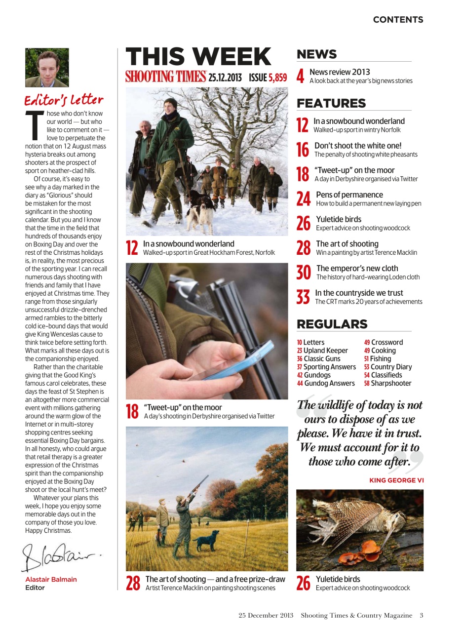 Shooting Times & Country Preview Pages