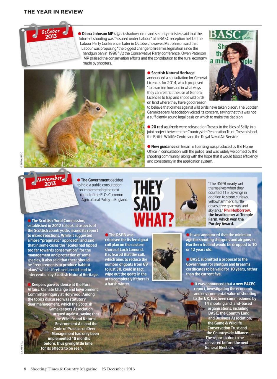 Shooting Times & Country Preview Pages