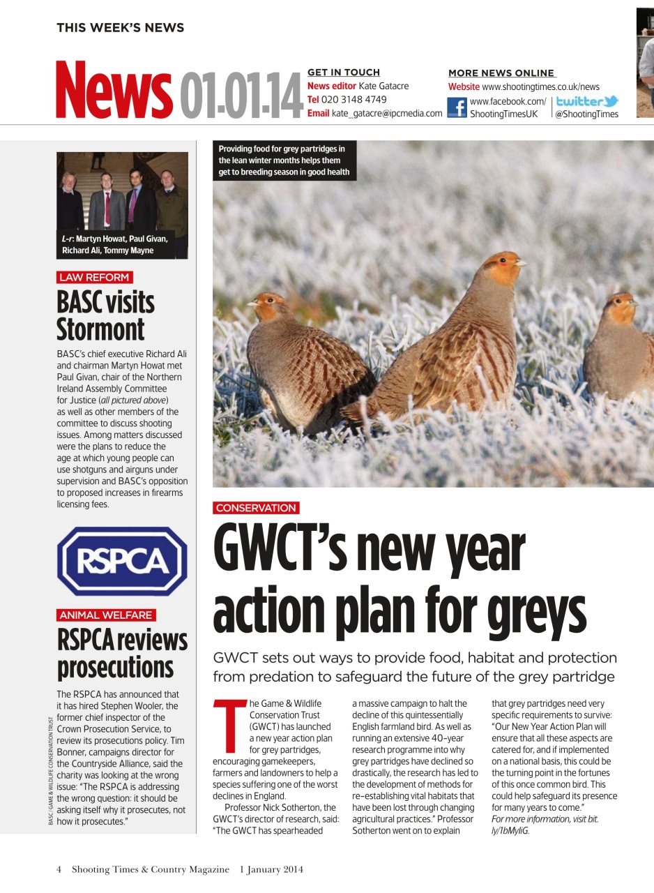 Shooting Times & Country Preview Pages