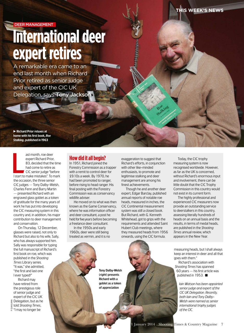 Shooting Times & Country Preview Pages