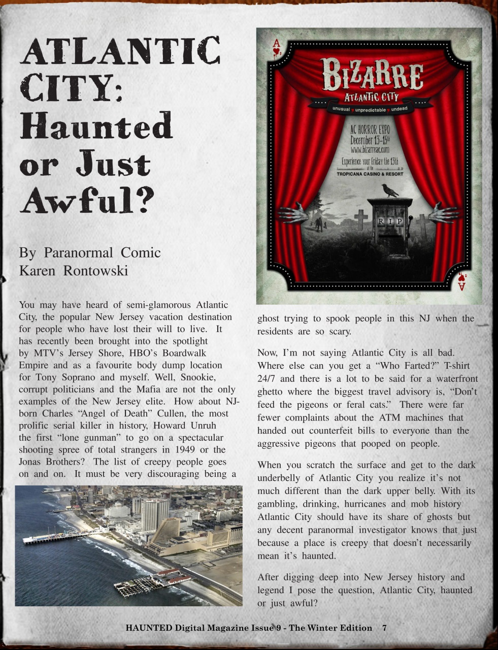 Haunted Magazine Preview Pages