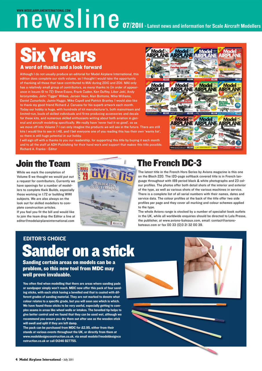 Model Airplane International Preview Pages