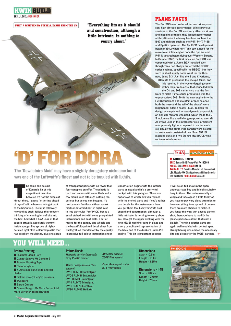 Model Airplane International Preview Pages