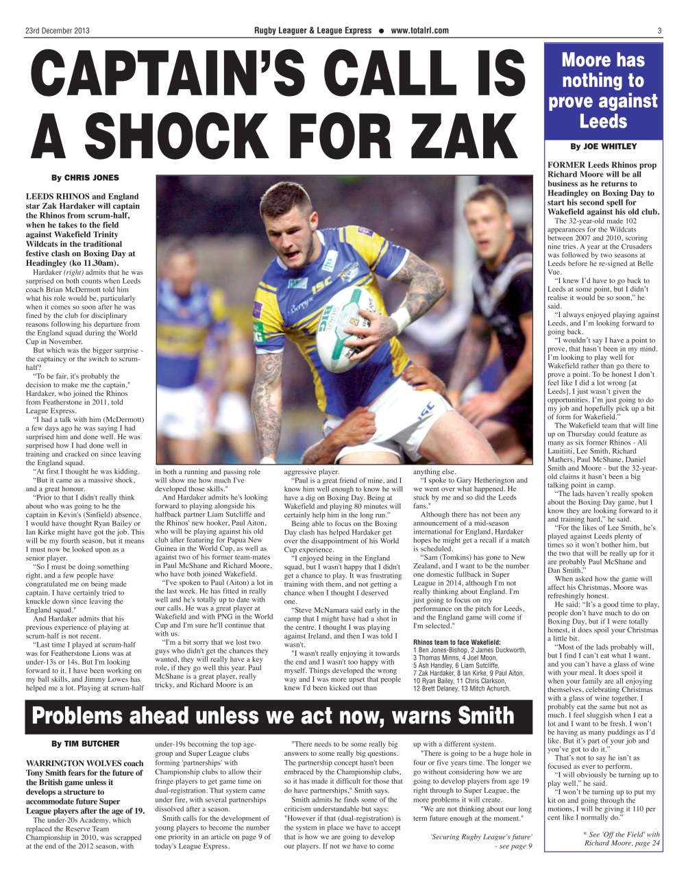 League Express Preview Pages