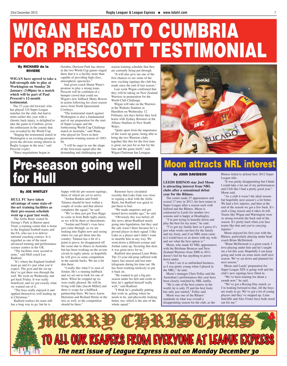 League Express Preview Pages