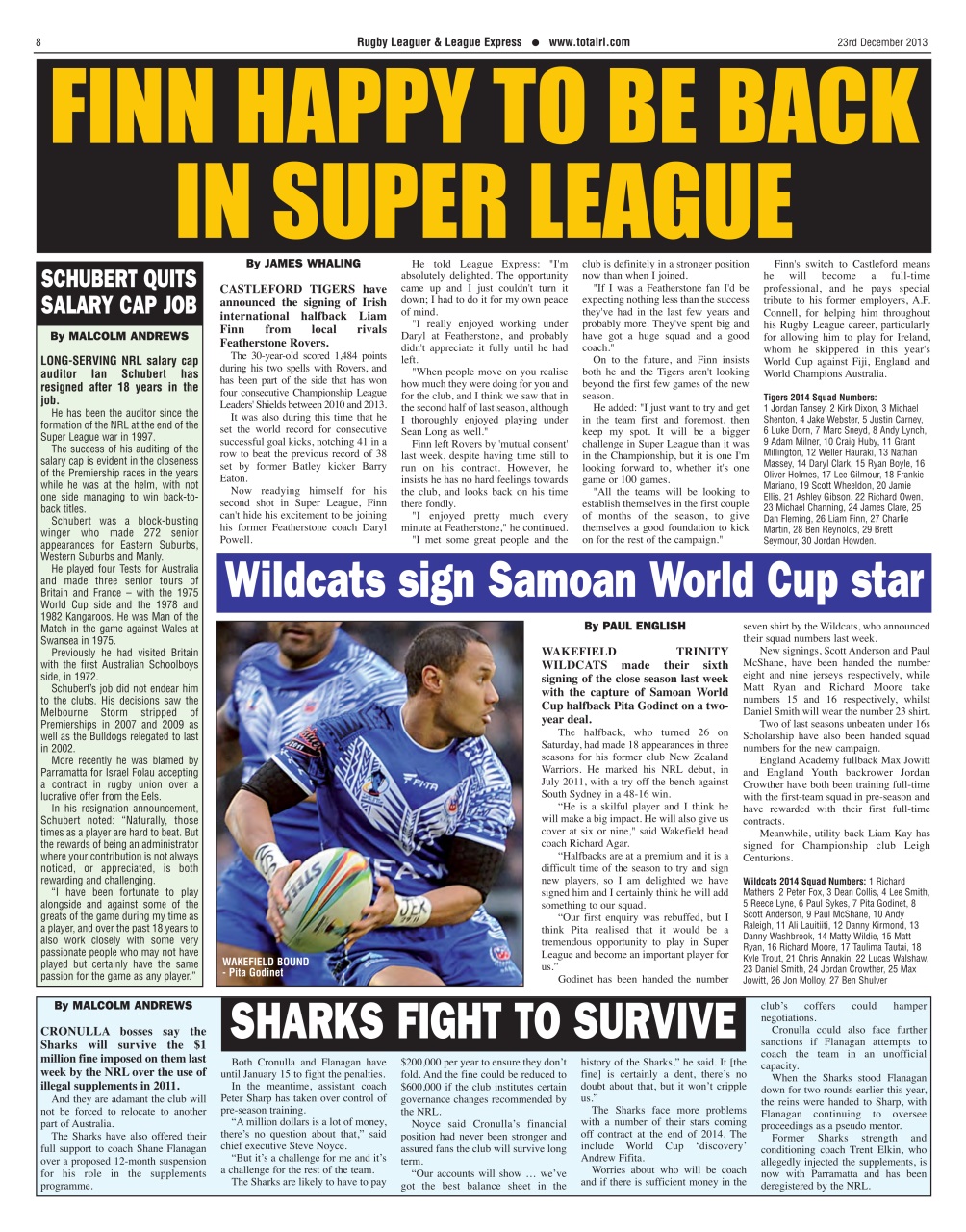League Express Preview Pages