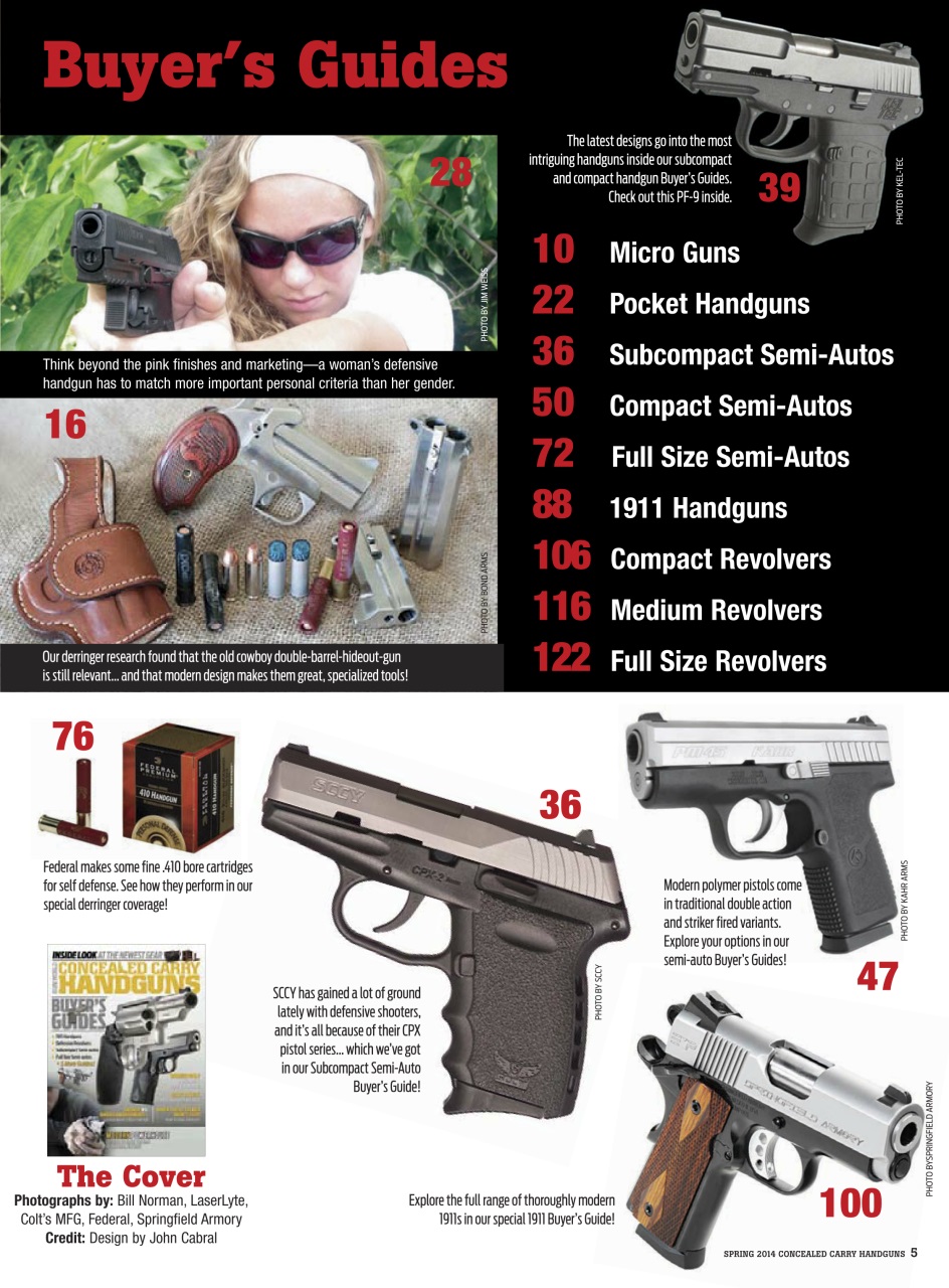 Concealed Carry Handguns Preview Pages