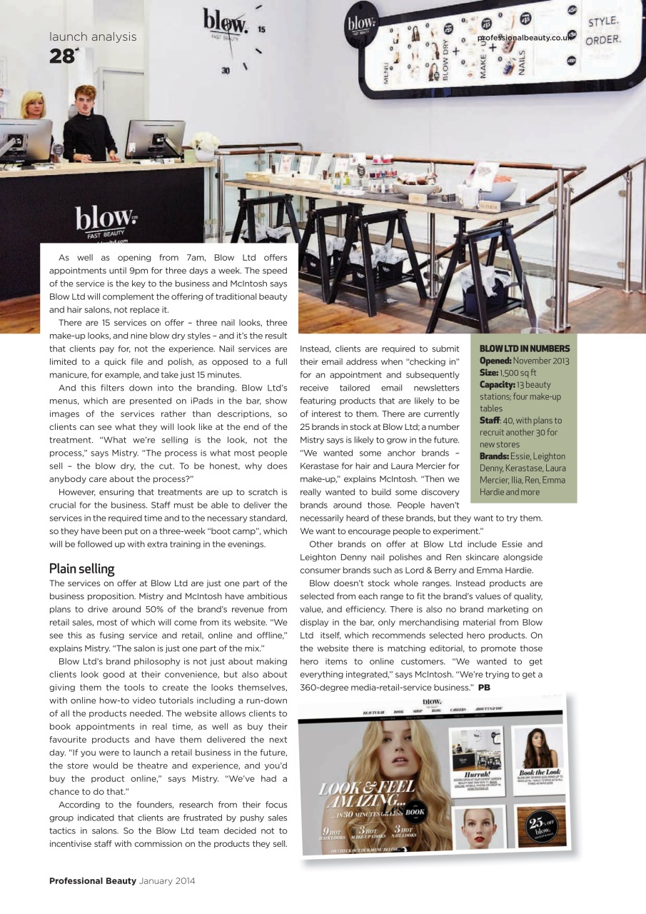 Professional Beauty Preview Pages