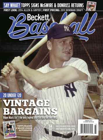 Beckett Baseball Magazine issue February 2014