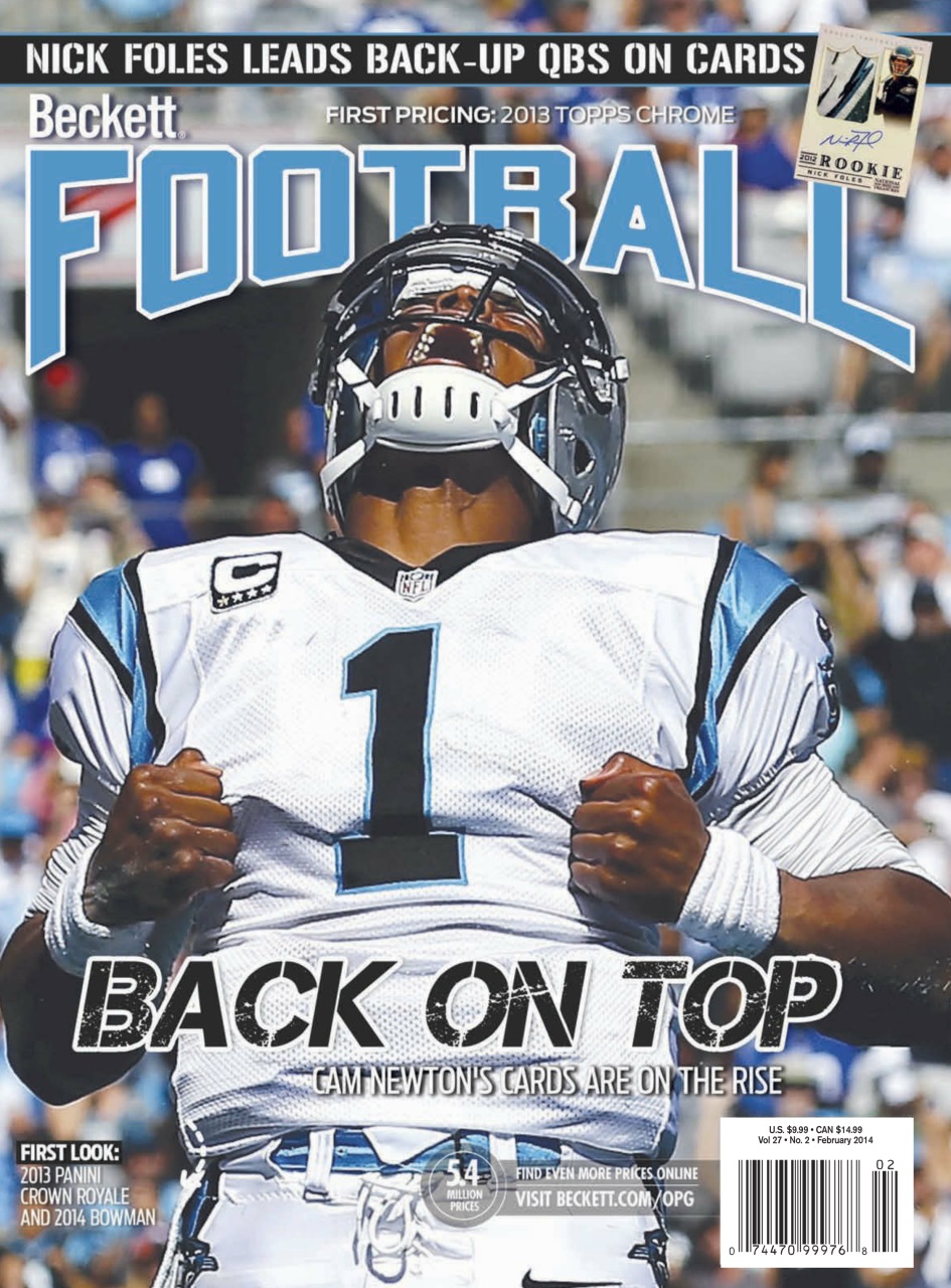 Beckett Football Magazine Preview Pages