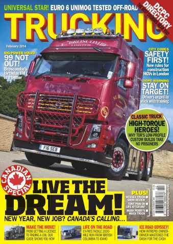 Trucking Magazine issue BIG-POWER VOLVO