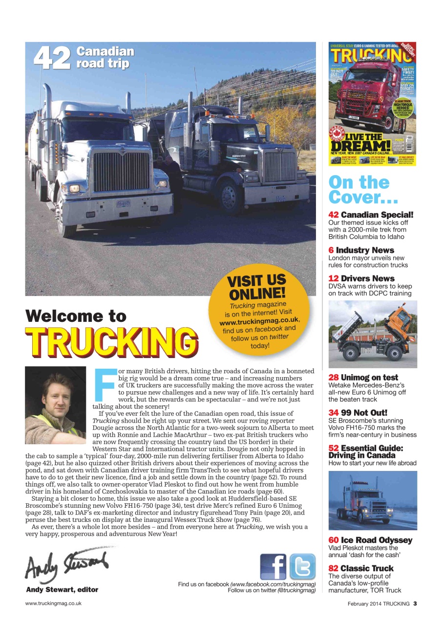 Trucking Magazine Preview Pages