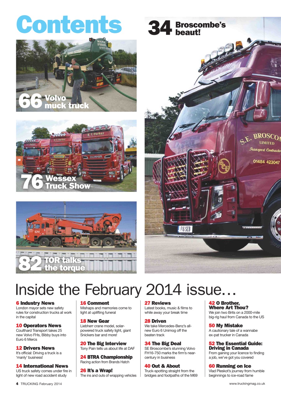 Trucking Magazine Preview Pages