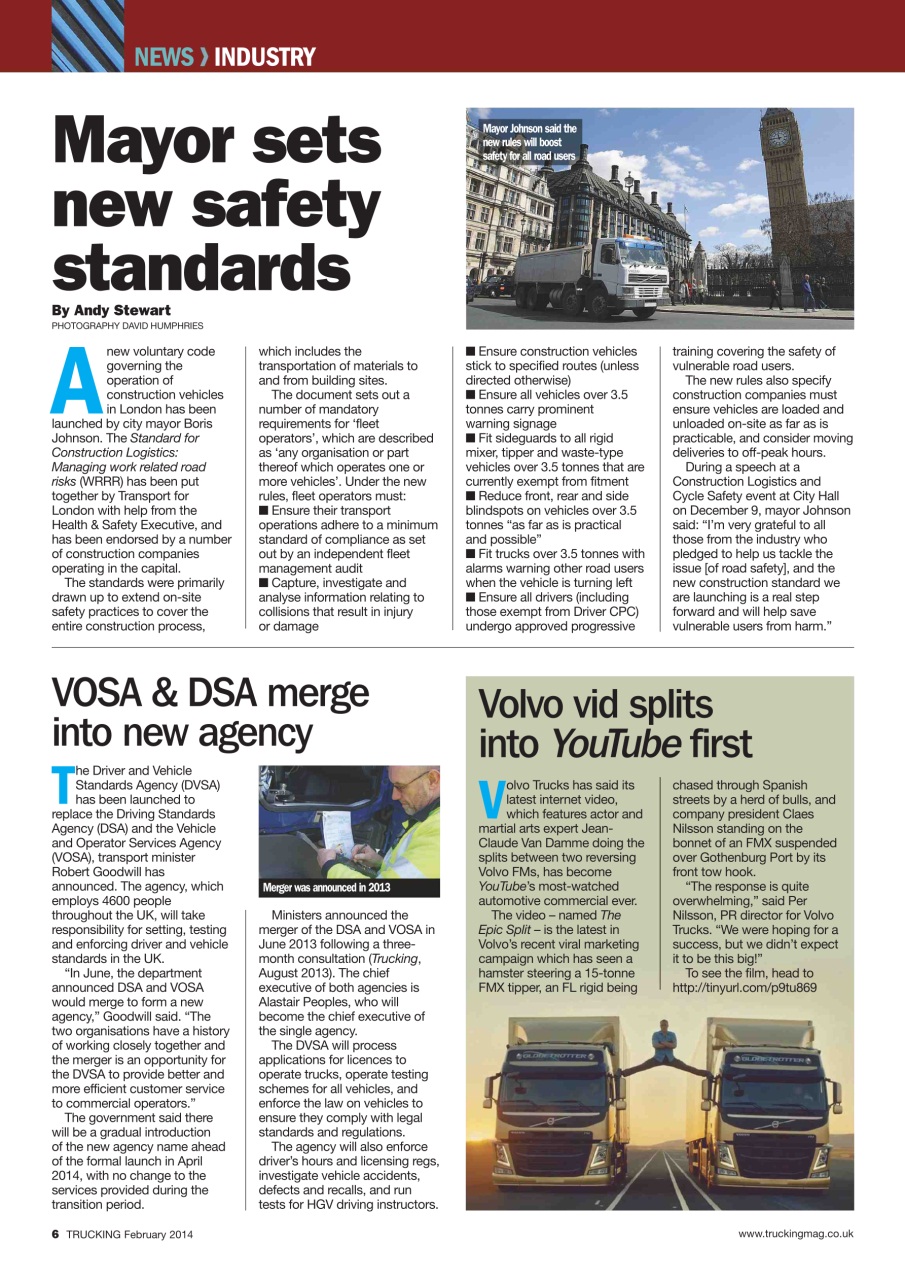 Trucking Magazine Preview Pages