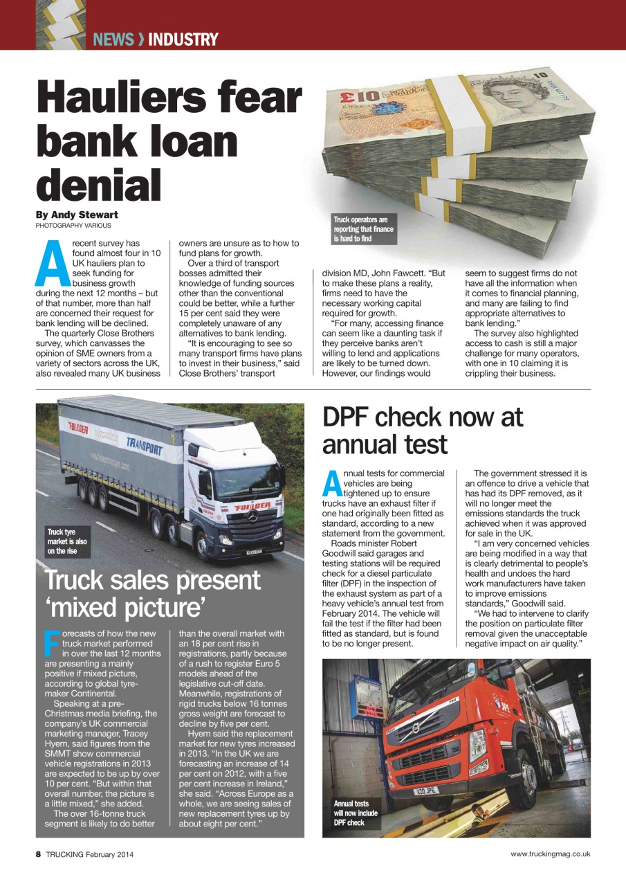 Trucking Magazine Preview Pages
