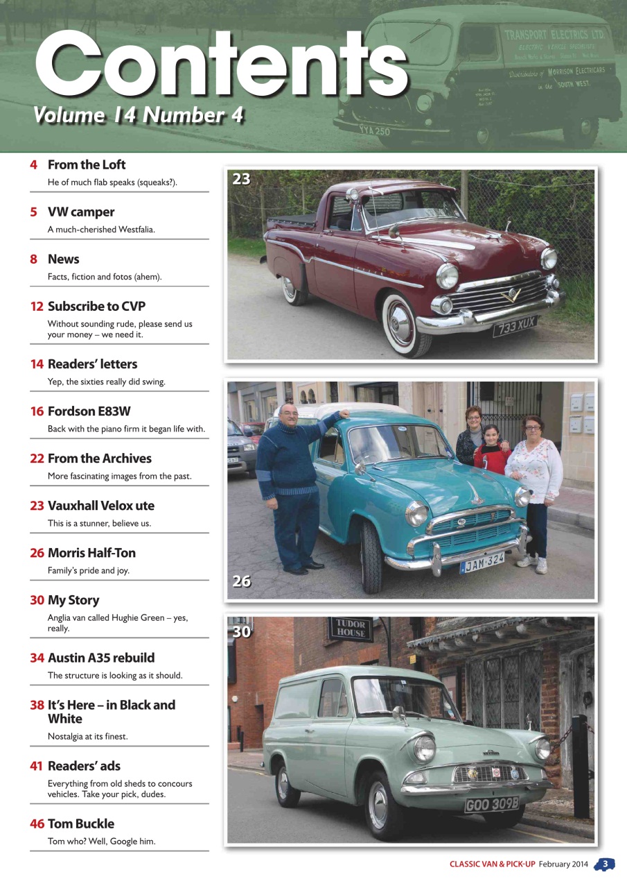 Classic Van & Pick-up Preview Pages