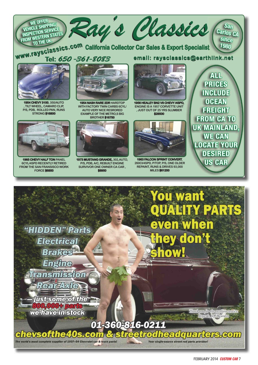 Custom Car Preview Pages