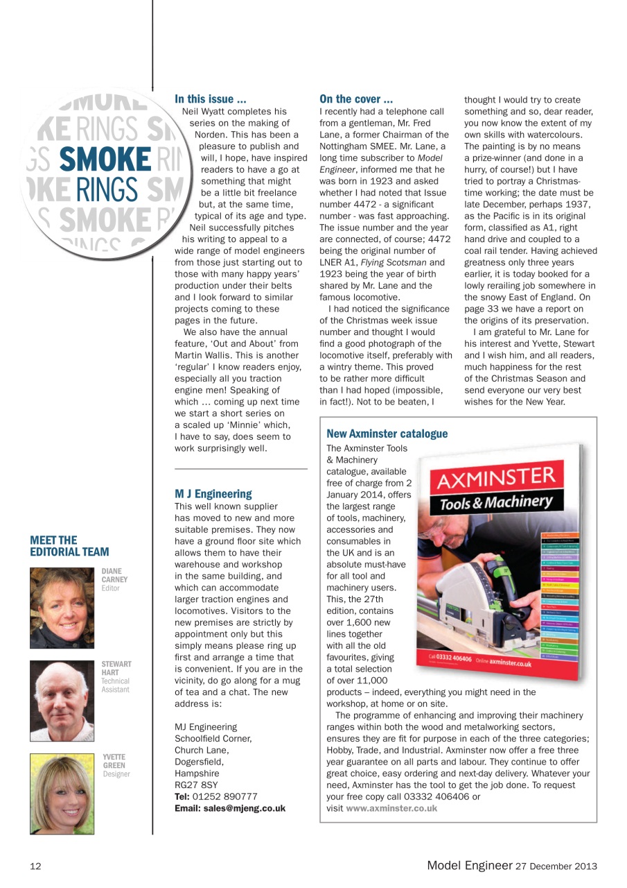 Model Engineer Preview Pages