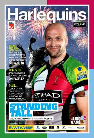 Harlequins issue Harlequins v Exeter Chiefs