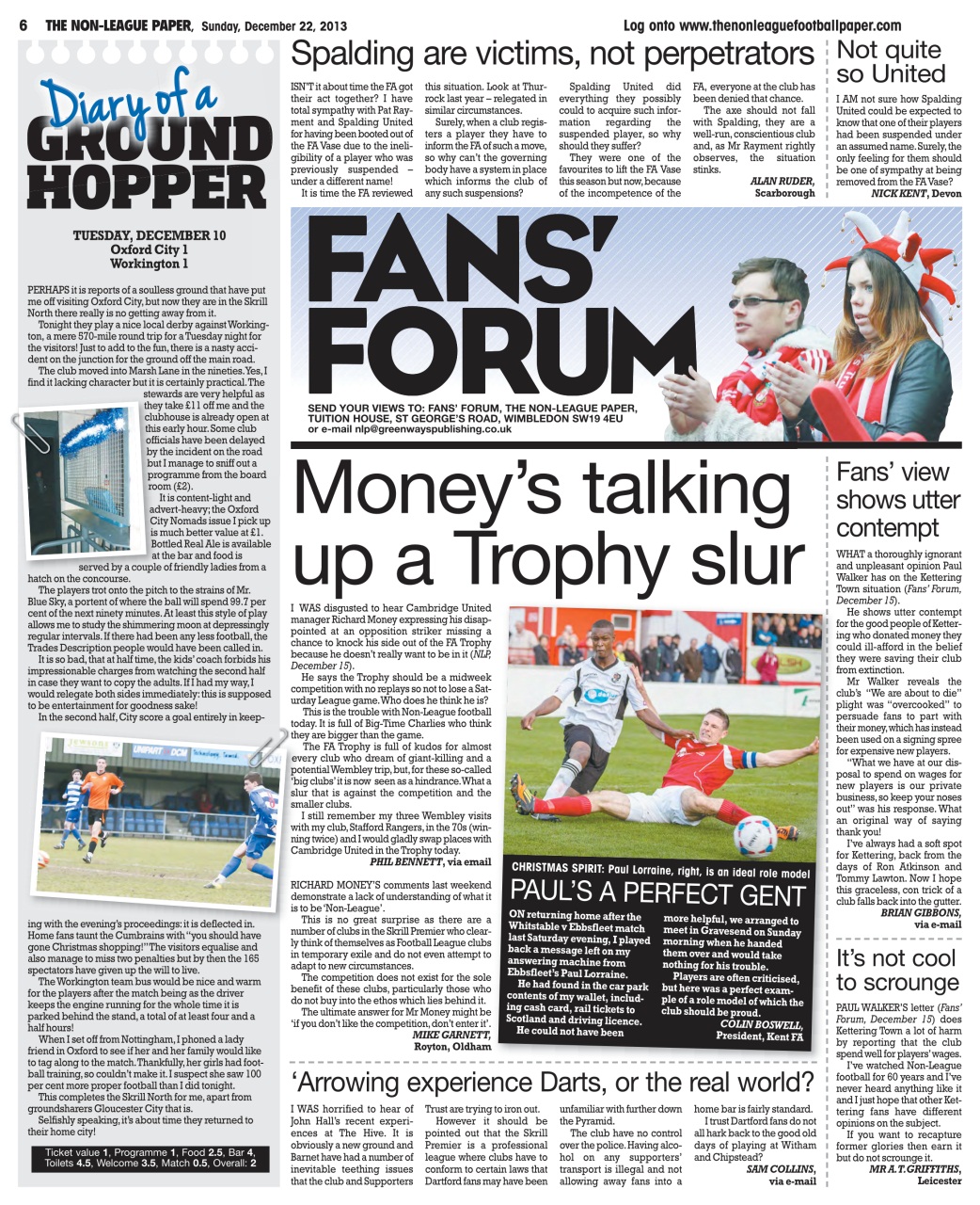 The Non-League Football Paper Preview Pages