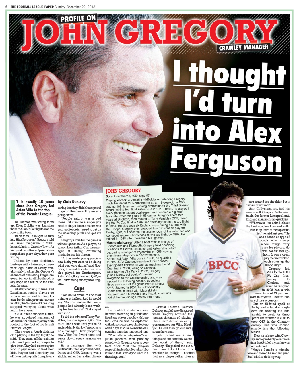 The Football League Paper Preview Pages