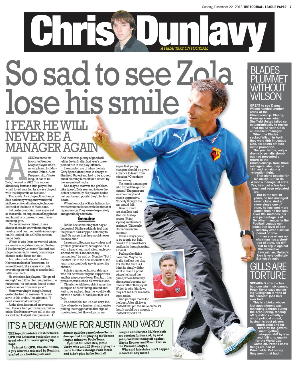 The Football League Paper Preview Pages