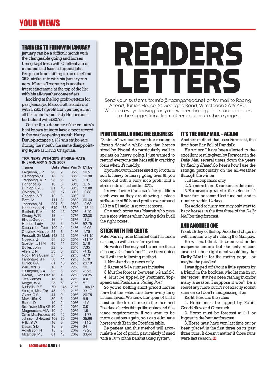 Racing Ahead Preview Pages