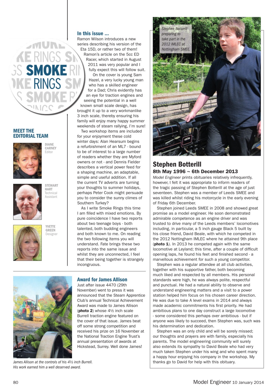 Model Engineer Preview Pages