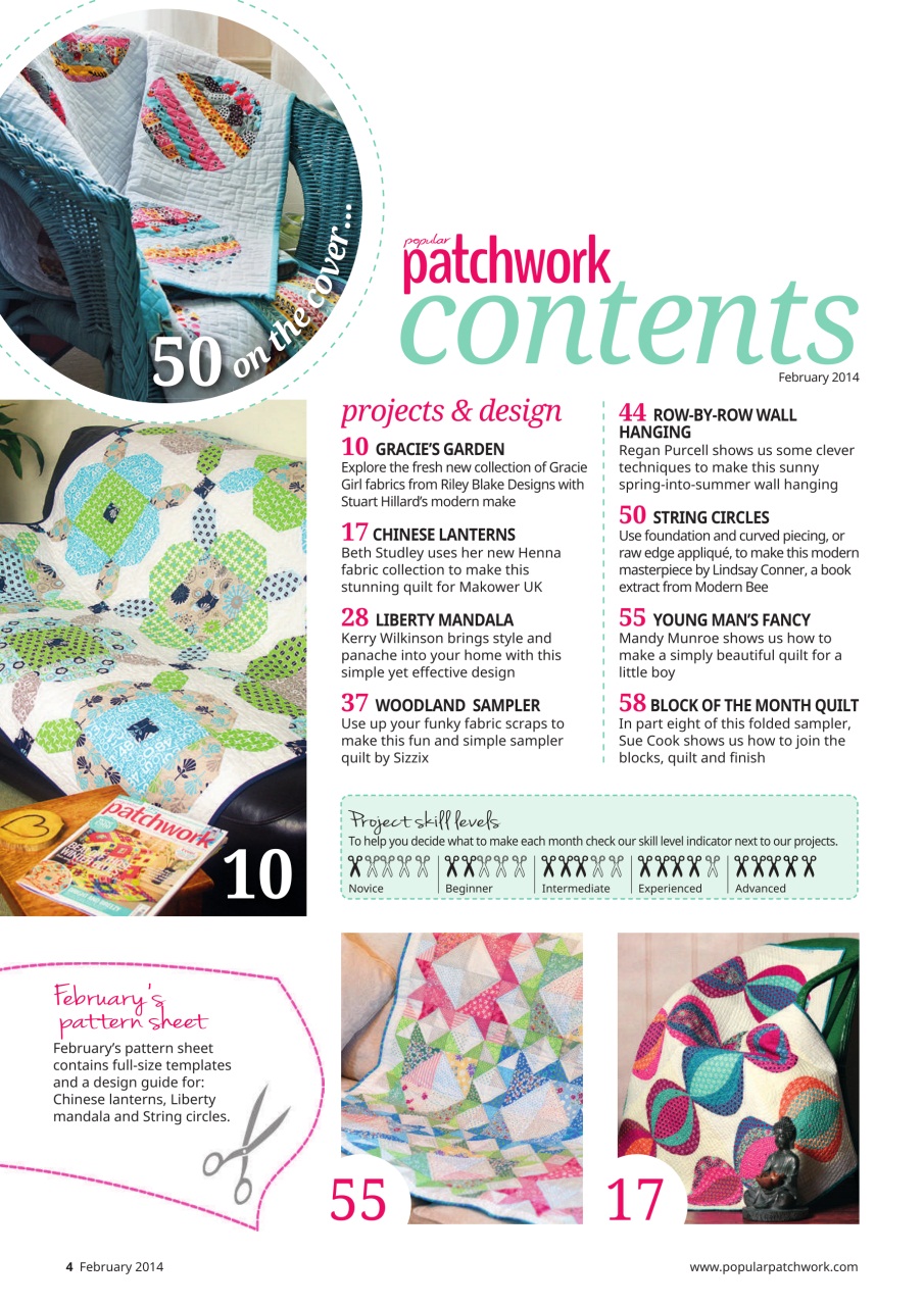 Popular Patchwork Magazine Preview Pages