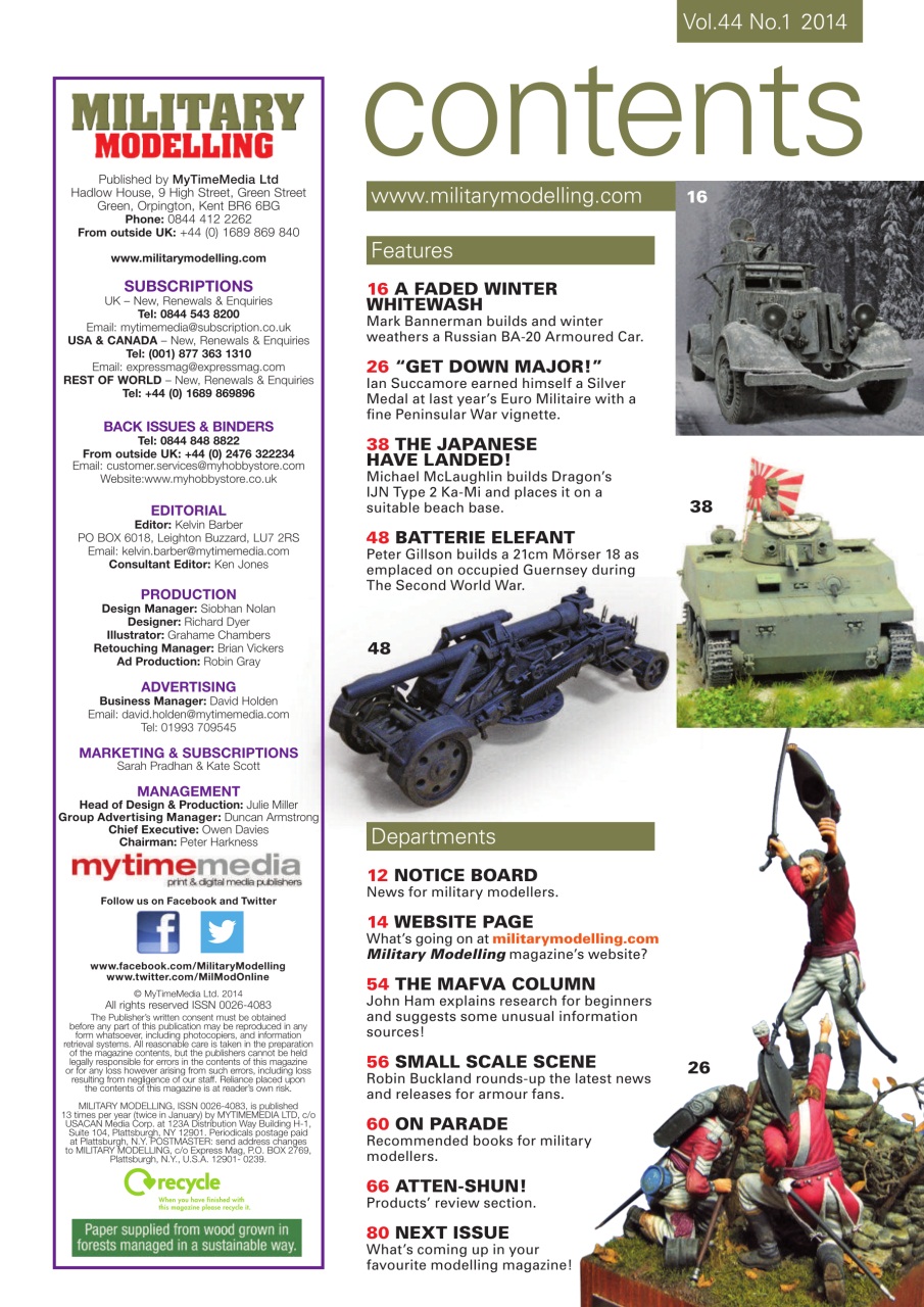 Military Modelling International Magazine Preview Pages