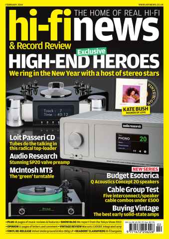 Hi-Fi News issue February 2014