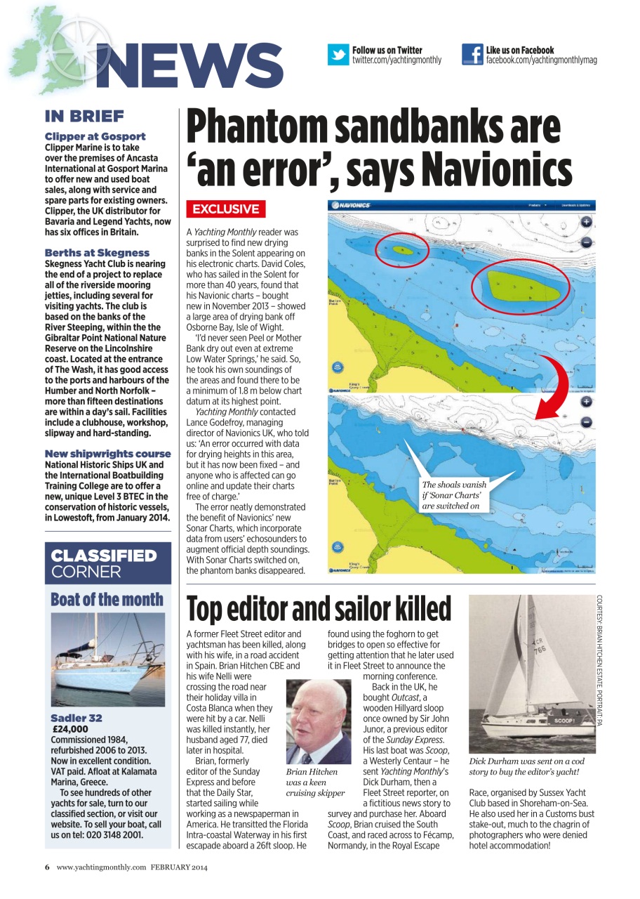 Yachting Monthly Preview Pages