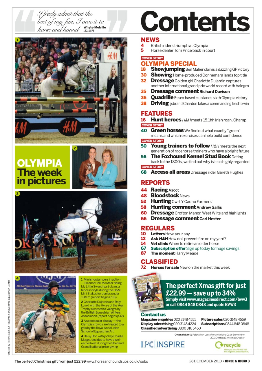 Horse & Hound Preview Pages