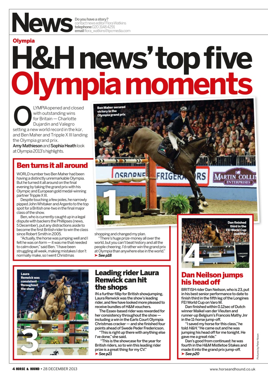 Horse & Hound Preview Pages