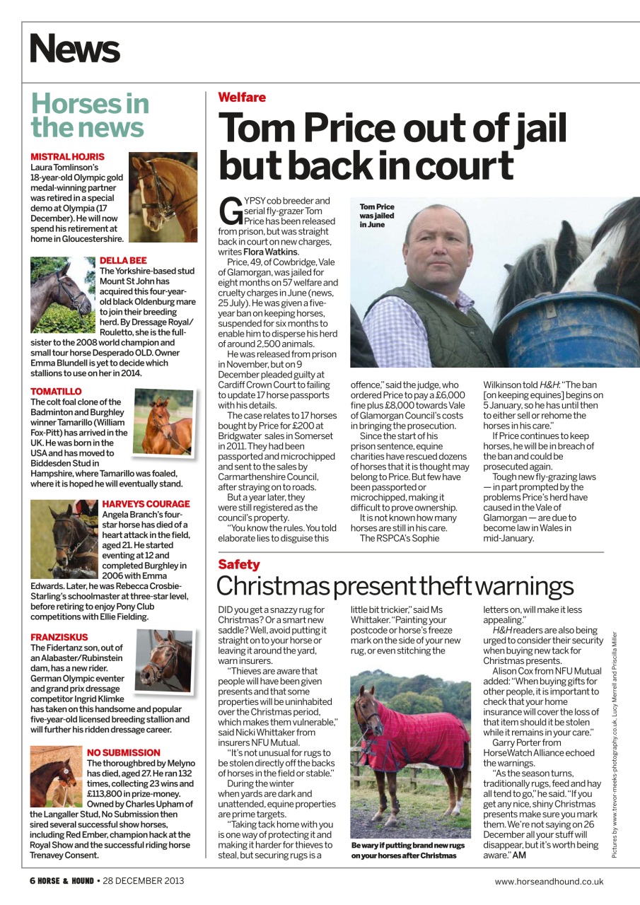 Horse & Hound Preview Pages