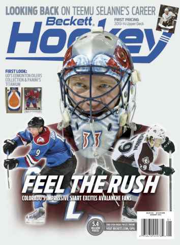 Beckett Hockey Magazine issue January 2014