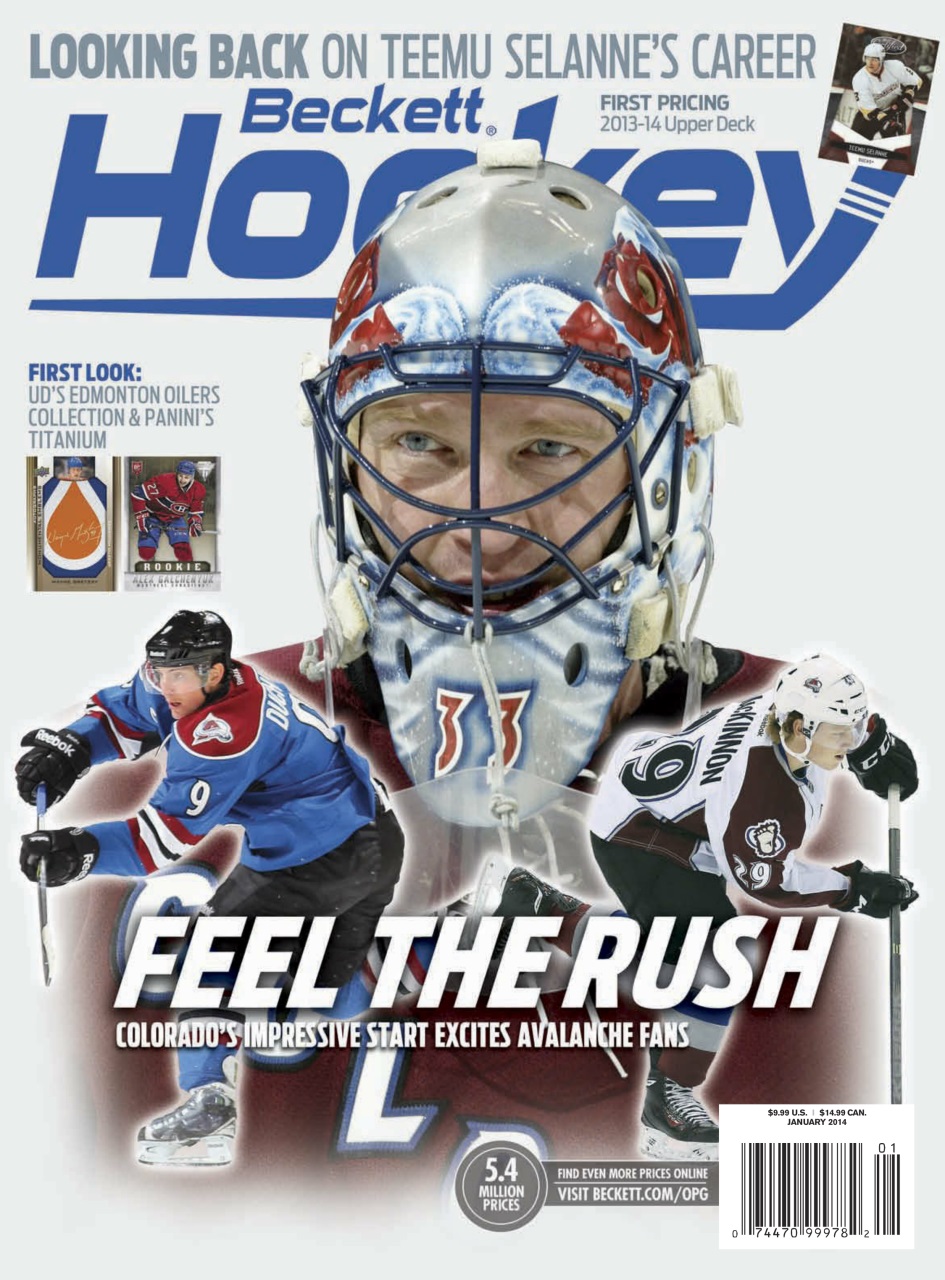 Beckett Hockey Magazine Preview Pages