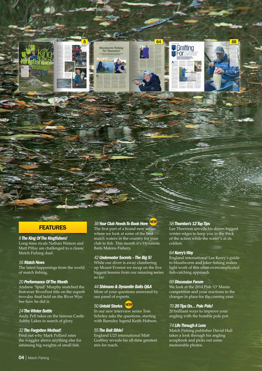 Match Fishing Preview Pages