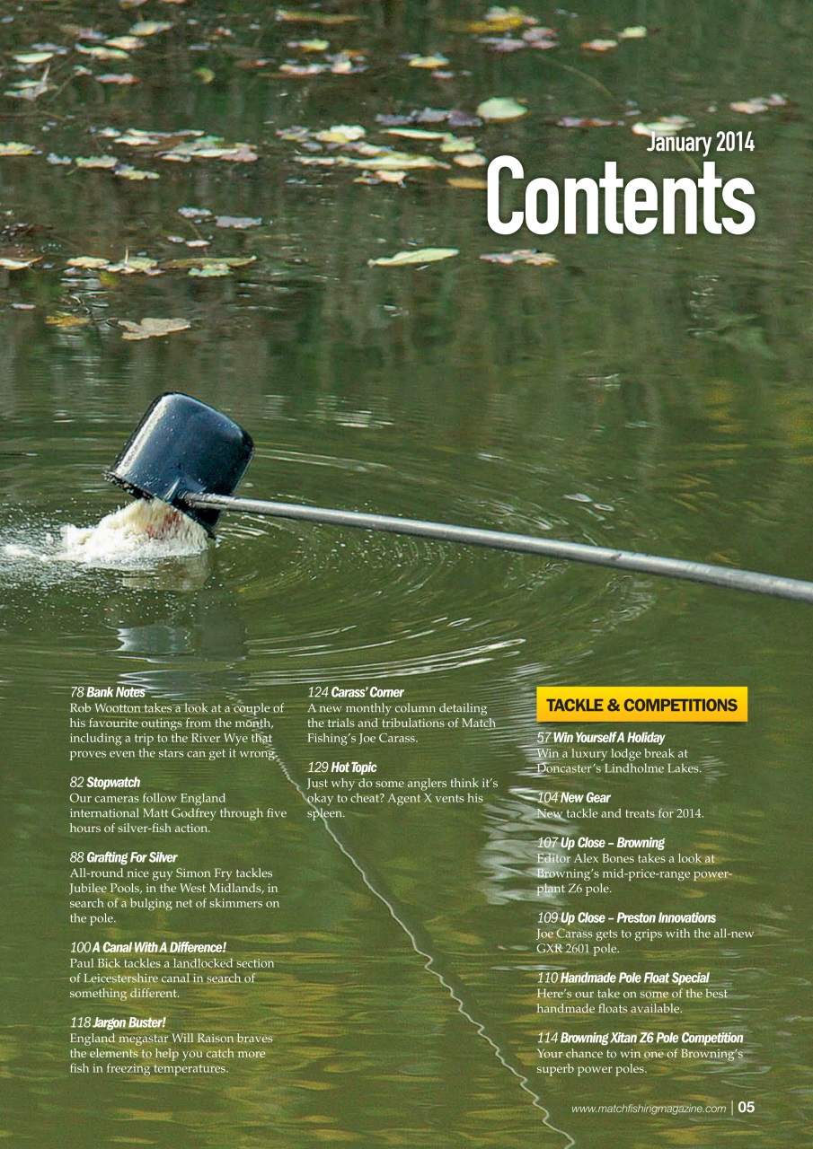 Match Fishing Preview Pages