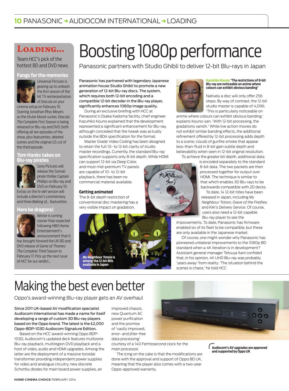 Home Cinema Choice Preview Pages