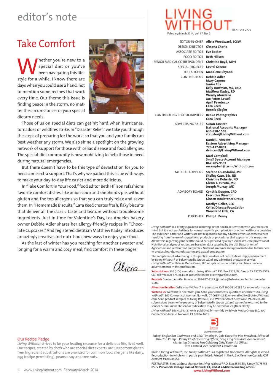 Gluten Free & More Preview Pages