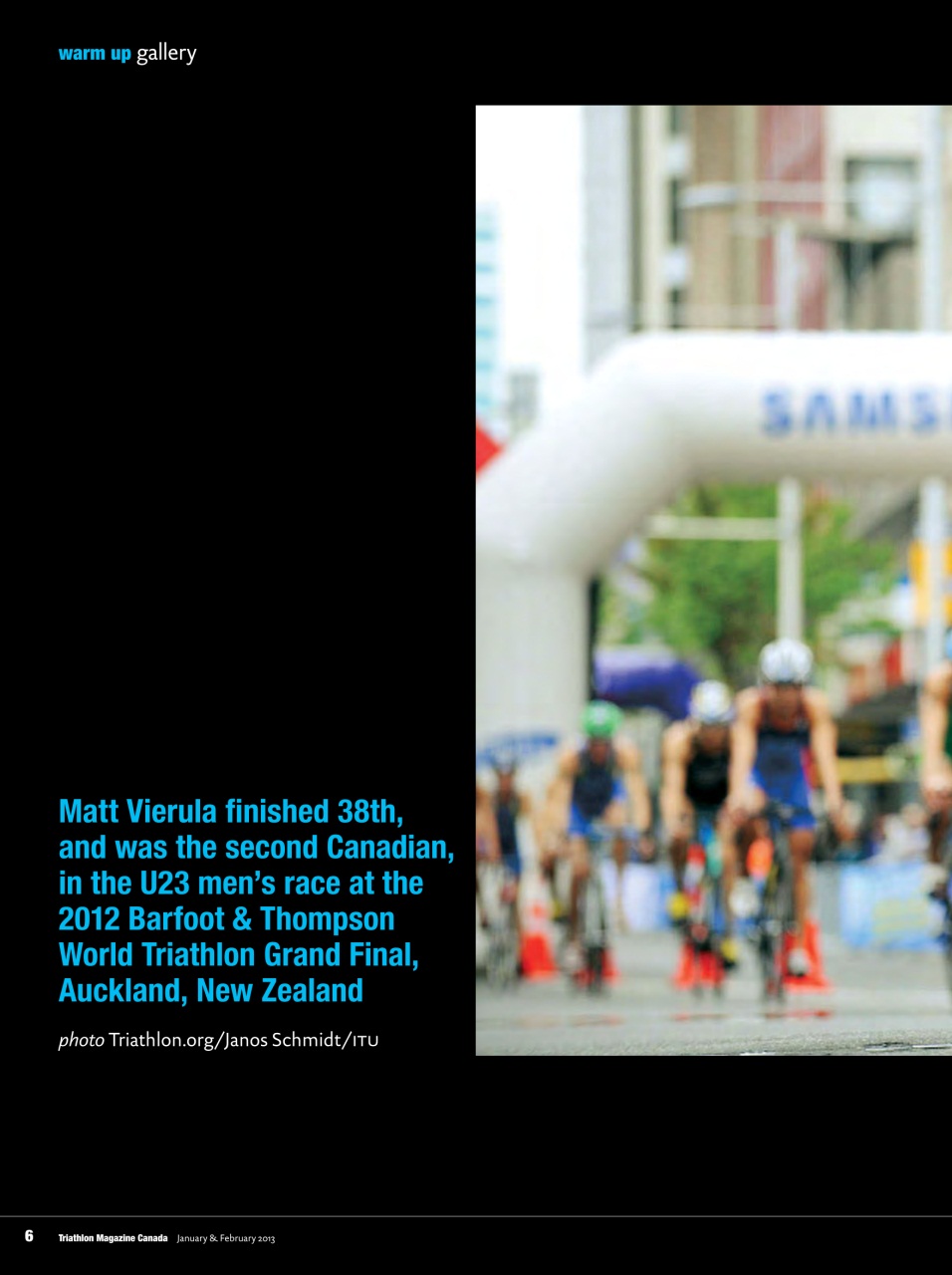 Triathlon Magazine Canada Preview Pages