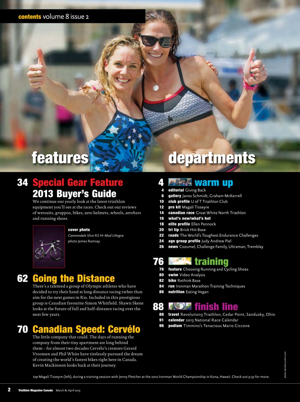 Triathlon Magazine Canada Preview Pages